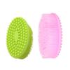 Angoily 2pcs Silicone Bath Massager Brush Long Handle Bath Brush for Shower Safe Exfoliating for Newborns Touch Training Bathing Massager view 1