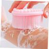 Angoily 2pcs Silicone Bath Massager Brush Long Handle Bath Brush for Shower Safe Exfoliating for Newborns Touch Training Bathing Massager view 2