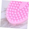 Angoily 2pcs Silicone Bath Massager Brush Long Handle Bath Brush for Shower Safe Exfoliating for Newborns Touch Training Bathing Massager view 3