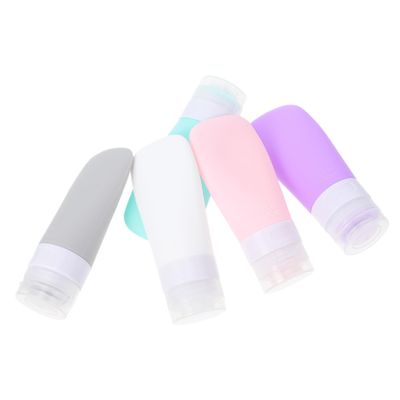 Beatifufu 5pcs Travel Toiletry Bottles Squeeze Bottles Outdoor Quality Portable Containers for Home Storage