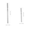 Beatifufu 4pcs Manicure Nail Files Double-Sided Stainless Steel Nail Buffers for Smooth Finishing and Natural Shaping for Home and Salon Use view 2