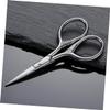 Mipcase 2pcs Silver Stainless Steel Beard Trimming Scissors for Men Grooming Shears for Facial Hair Care and Styling for Barbers and Personal Use view 4