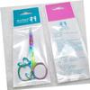 Housoutil Lightweight Eyebrow Trimming Scissors 3pcs Set Eyebrow Trimming Tool for Men's Grooming view 4