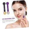 Mipcase 2pcs Compact Eye Cream Applicators Dual-end Spoons for Daily Use Relieve Puffiness Dark Circles Eye Massage Tools for Skincare Suitable for Home and Travel view 2
