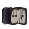 4 Piece Manicure Set - Black Leather Case view 1
