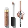 AVON Power Stay Liquid Lip Colour 16 HOURS and Glimmerstick Lip Liner SET! (Non Stop Nude-Nude), 0.13 Ounce (Pack of 2) view 1