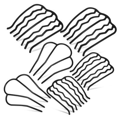 Angoily 6pcs Metal Hair Combs Elegant Hair Forks and Side Combs for Women Multi-functional Styling Accessories for Various Hairstyles Durable and Sturdy for Long-lasting Use