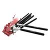 Angoily 7pcs Bristle Brush Eye Pencil Brush Long Handle Eyeshadow Makeup Cosmetic Eye Makeup Tools Eyeshadow Bamboo Set Portable view 1