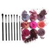 Angoily 7pcs Bristle Brush Eye Pencil Brush Long Handle Eyeshadow Makeup Cosmetic Eye Makeup Tools Eyeshadow Bamboo Set Portable view 2