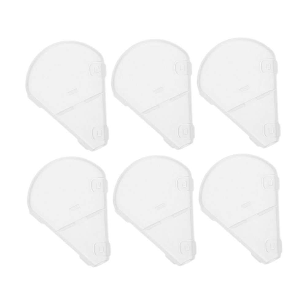 Beatifufu 6pcs Lightweight Highlighter Brush Covers Makeup Brush Protectors for Travel and Daily Use Easy to Clean and Portable