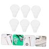 Beatifufu 6pcs Lightweight Highlighter Brush Covers Makeup Brush Protectors for Travel and Daily Use Easy to Clean and Portable view 2