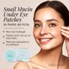 Snail Mucin Eye Patches - Gold Under Eye Patches for Dark Circles (60 Pcs) - Gold Under Eye Patches for Puffy Eyes and Dark Circles - Hydrogel Eye Patch - Eye Masks for Dark Circles and Puffiness view 2