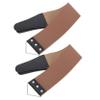 minkissy 2pcs Dual-sided Strop Sharpening Tool Manual Shaver Strop for Straight and Blades Easy to Use for Father Day view 1
