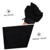 minkissy 1pair Exfoliating Shower Gloves for Dead Skin Removal Black Soft Body Wash Scrubber for Men and Women Enhances Production Relaxing Bath Experience view 4