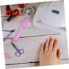 Beatifufu 4pcs Handle Nail Cleaning Brush Soft and Stiff Bristles for Fingernail and Toenail Care Includes and Brushes for Home and Salon Use view 4
