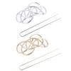 Beatifufu 2pcs Vintage Hair Bun Cage Geometric Shape Hair Stick Women's Bun Hairnet Wedding Dinner Accessory view 1