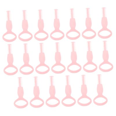 minkissy 20pcs Mascara Shield Applicators Pp Material Eyelash Guard for Lashes Makeup Mascara Applicator Random Color