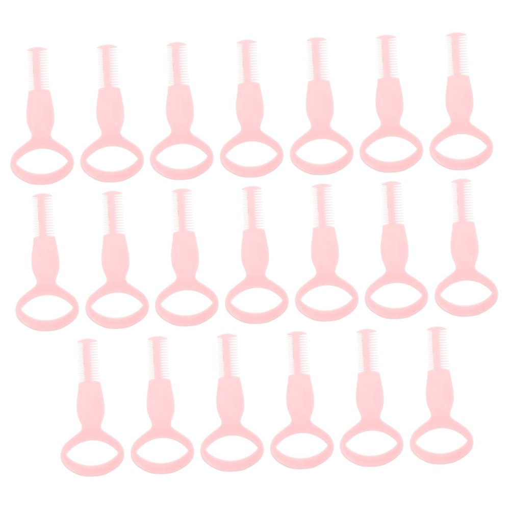 minkissy 20pcs Mascara Shield Applicators Pp Material Eyelash Guard for Lashes Makeup Mascara Applicator Random Color