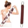 Angoily Back Exfoliating Tool Dual-Sided Exfoliating Bath Towel for Men Women Powerful Scrubbing Shower Scrubber for Full-Body Cleansing Easy to Store Hand Ropes Dead Skin Remover view 1
