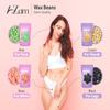 AZAM Hard Wax Beads,Hot Wax Beads,Hair Removal for Full Body4X100G Painless Hard Wax Beans with 10 large applicators 10 smaller ones, 10 nose sticks, Professional Wax Beads for Eyebrow, Bikini view 2