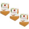 AATMANA Musk Melon Handmade Natural Bar Soap for Men & Women, Moisturizing Body & Face Soap, 7.9 Oz Soap Bars (3 Soap Set) view 1