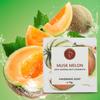 AATMANA Musk Melon Handmade Natural Bar Soap for Men & Women, Moisturizing Body & Face Soap, 7.9 Oz Soap Bars (3 Soap Set) view 4