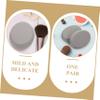 Angoily 2pcs Loose Powder Beauty Egg Puff Non Latex Makeup Dry Wet Suitable Make up Powder view 3