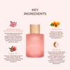 COCOSOLIS ROSE Purify & Nourish Oil Cleanser, moisturizing cleansing oil and make-up remover, vegan, with rose extract and vitamin E view 4