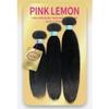 Pink Lemon Virgin Human Hair Weave 3 Bundles Straight (NATURAL, 12"14"16") view 1