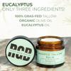 Really Good Blends Whipped Tallow Balm (Eucalyptus), Organic Body Butter Cream, Grass Fed Beef Tallow for Skin Moisturizer, All Natural Lotion, 2 oz view 4
