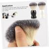 DOITOOL 2pcs Soft Bristle Shaving Brush for Men Foaming Beard Care Tool for Exfoliating and Softening Facial Hair view 3