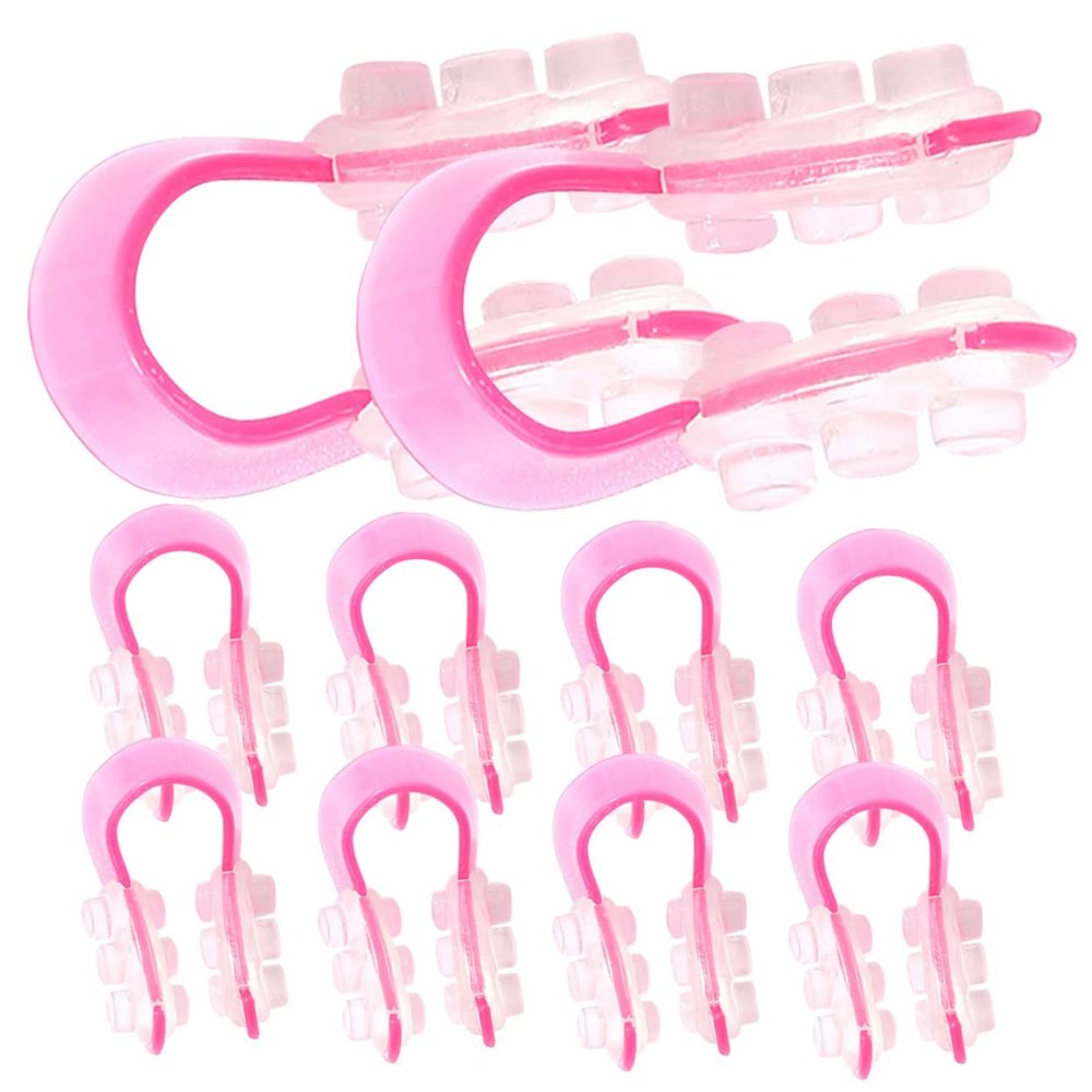 MERRYHAPY 10pcs Nose Lifting Shaper Clips Ergonomic Nose Shaping Tool for Angles Portable and Non-skid Design for Home Beauty Salons and Office Use and