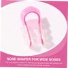MERRYHAPY 10pcs Nose Lifting Shaper Clips Ergonomic Nose Shaping Tool for Angles Portable and Non-skid Design for Home Beauty Salons and Office Use and view 2