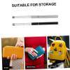 BIUDECO 2pcs Eyelash Brush Cover Spiral Eyelash Comb and Eyebrow Brush Makeup Tool for Travel and Home Use for Separating Lashes and Grooming Brows view 3