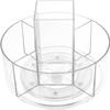 balacoo Rotatable Desktop Cosmetics Rack 360 Multi-Layer Makeup Organizer Storage Box for Vanity and Bathroom Countertop Clear Cosmetic Display Holder view 1