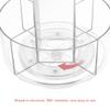 balacoo Rotatable Desktop Cosmetics Rack 360 Multi-Layer Makeup Organizer Storage Box for Vanity and Bathroom Countertop Clear Cosmetic Display Holder view 3