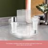 balacoo Rotatable Desktop Cosmetics Rack 360 Multi-Layer Makeup Organizer Storage Box for Vanity and Bathroom Countertop Clear Cosmetic Display Holder view 4