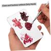 BIUDECO Ergonomic Makeup Palette Set Blending Plate Foundation Mixing Tray with Spatula view 2