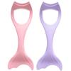 BIUDECO 2pcs Eyeliner Stencils Silicone Makeup Aid Tool for Women Easy to Use Eyelash Shield Applicator Brush view 1