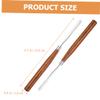 BIUDECO 2pcs Portable Makeup Spatula for Mixing Foundation and Pigments and Makeup Stirring Rods for Nail Art and Cosmetic Applications view 2