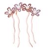 Beatifufu Bridal Hair Comb with Rhinestone and Floral Pearl Design Elegant Teeth Hair Accessory for Weddings Parties and Special Occasions view 1
