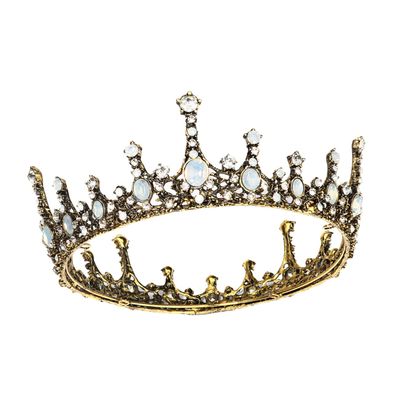 Beatifufu 1pc Decorative Retro Headdress Wedding Hair Accessory for Brides Unique Bridal Hair Decor for Weddings Parties and Special Events Eye-catching Design Diamonds -