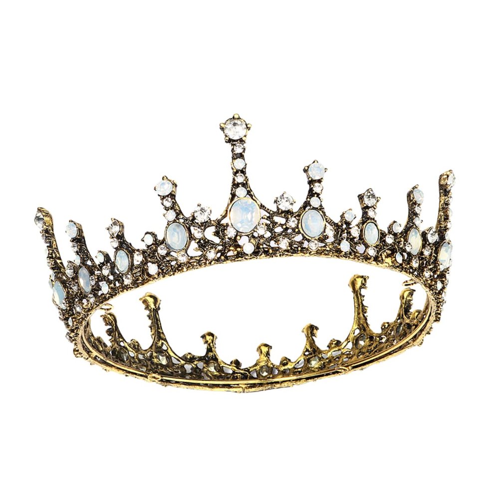 Beatifufu 1pc Decorative Retro Headdress Wedding Hair Accessory for Brides Unique Bridal Hair Decor for Weddings Parties and Special Events Eye-catching Design Diamonds -