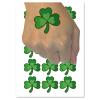 Three Leaf Clover Shamrock Temporary Tattoo Water Resistant Fake Body Art Set Collection - 15 2" Tattoos (1 Sheet) view 1