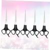 MERRYHAPY 5pcs Professional Hair Cutting Scissors Set Stainless Steel Grooming Scissors for Home Salon view 3