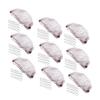 MERRYHAPY 50pcs Micro Nylon Hair Nets Invisible Elastic Mesh U-shaped Hairpin Set Bun Comfortable for Women Girls Professional Use Daily Wear view 1