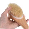 MERRYHAPY Wood Handle Double-Sided Bath Brush Bristle Back Massage Brush for Shower Long Handled Shower view 3