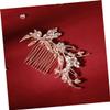 Beatifufu Rose Gold Hair Comb with Crystal Accents Elegant Hair Clip Accessory for Weddings Parties and Special Occasions Durable Material for All Ages view 2