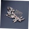 Beatifufu Rose Gold Hair Comb with Crystal Accents Elegant Hair Clip Accessory for Weddings Parties and Special Occasions Durable Material for All Ages view 3