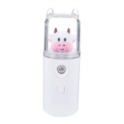 minkissy Portable Hydrating Facial Mister Small Humidifier for Skin Care Cool Nano Mist Sprayer Cartoon Design for Daily Hydration and Moisturizing The Go